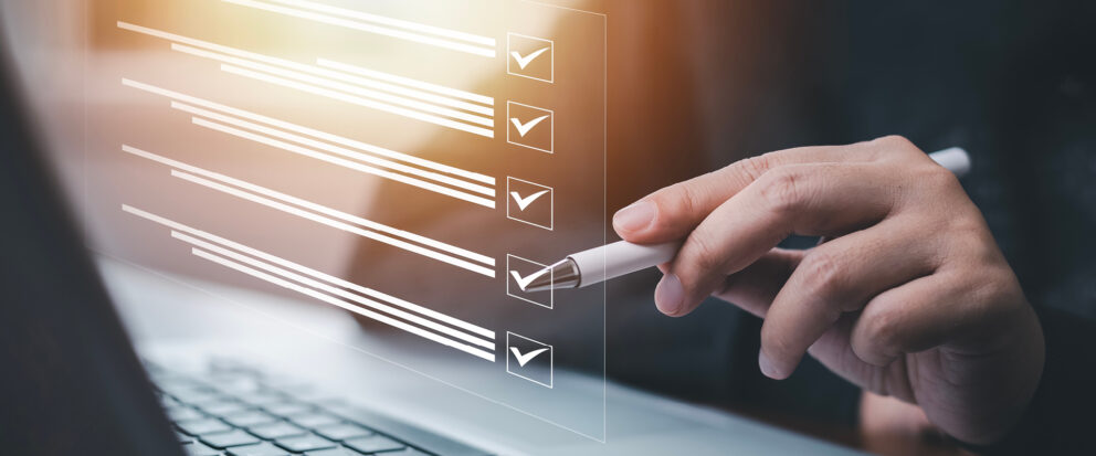 Digitale Checkliste